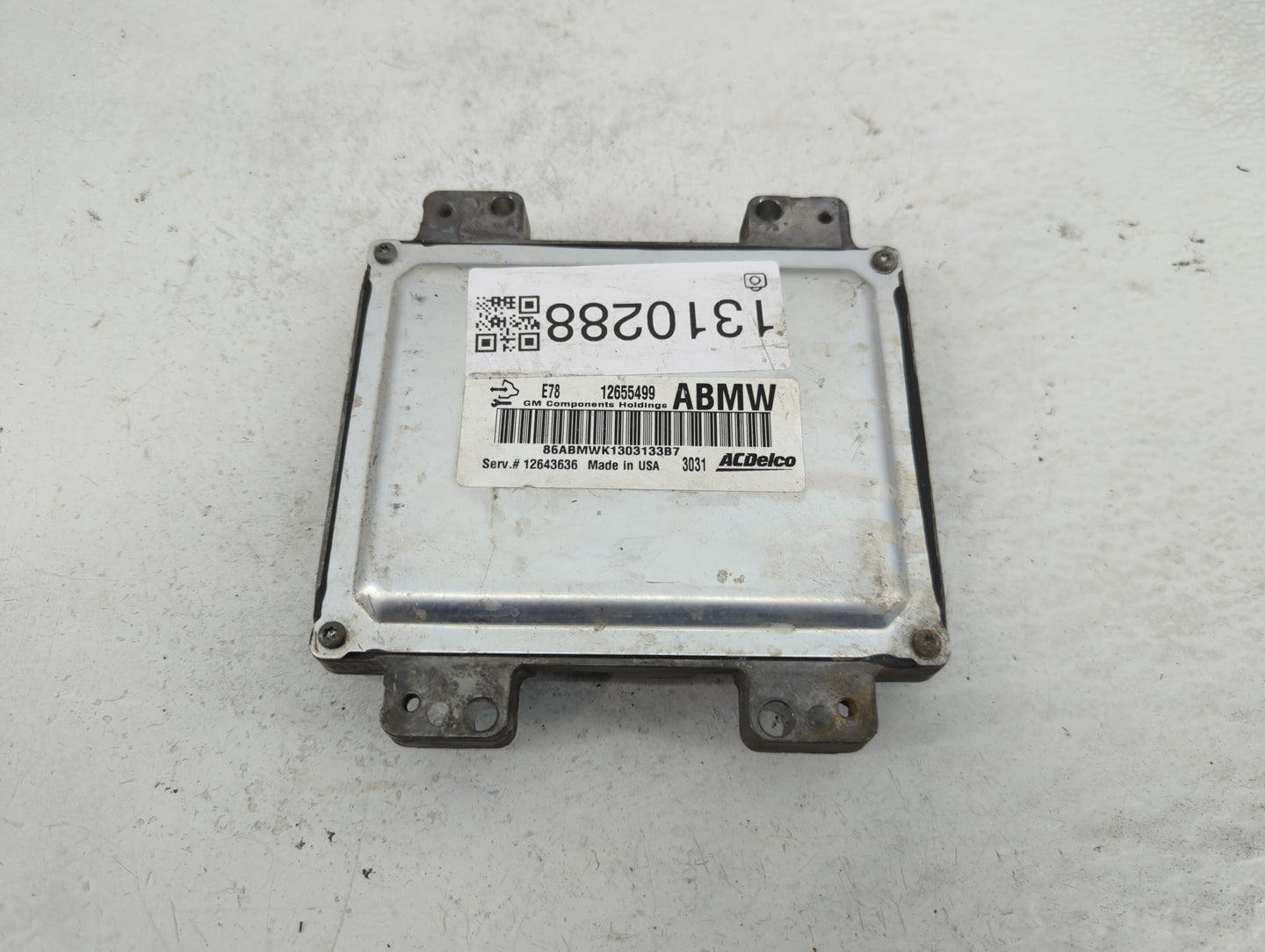 2012-2016 Chevrolet Sonic PCM Engine Control Computer ECU ECM PCU OEM P/N:12655499 Fits Fits 2011 2012 2013 2014 2015 2016 O