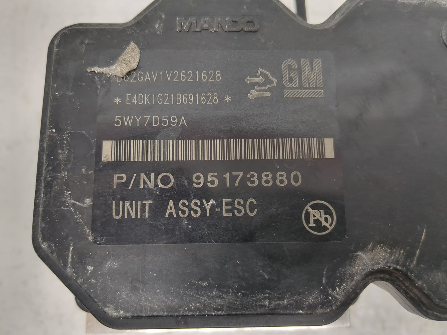 2012-2013 Chevrolet Sonic ABS Pump Control Module Replacement P/N:924537NIBHD1A316 688250455, 95104537 Fits Fits 2012 2013 O