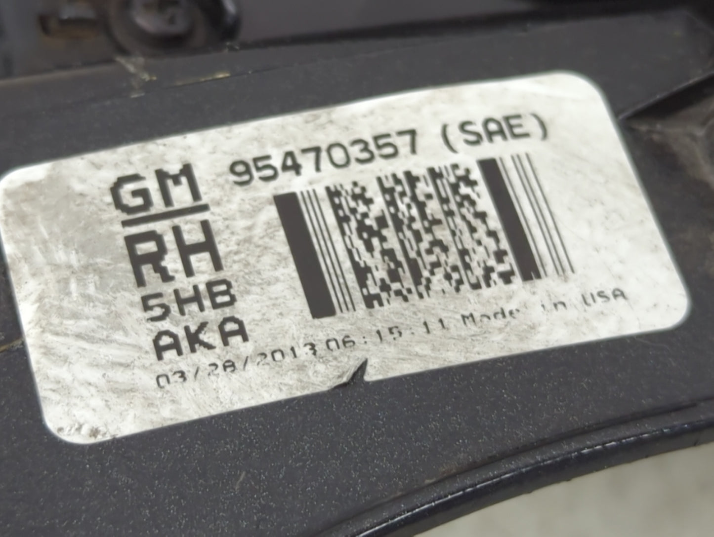 2012-2016 Chevrolet Sonic Tail Light Assembly Driver Left OEM P/N:95470357 Fits Fits 2012 2013 2014 2015 2016 OEM Used Auto 