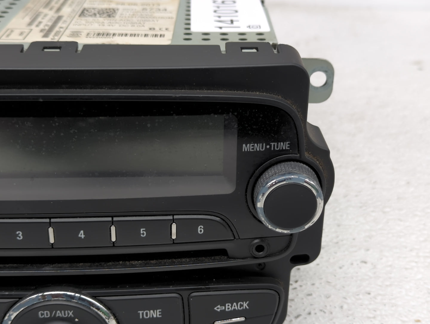 2013 Chevrolet Sonic Radio AM FM Cd Player Receiver Replacement P/N:95315734 Fits OEM Used Auto Parts - Oemusedautoparts1.co
