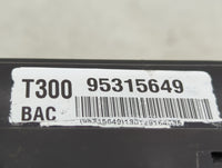 2012-2013 Chevrolet Sonic Fusebox Fuse Box Panel Relay Module P/N:95315649 Fits Fits 2012 2013 OEM Used Auto Parts - Oemused