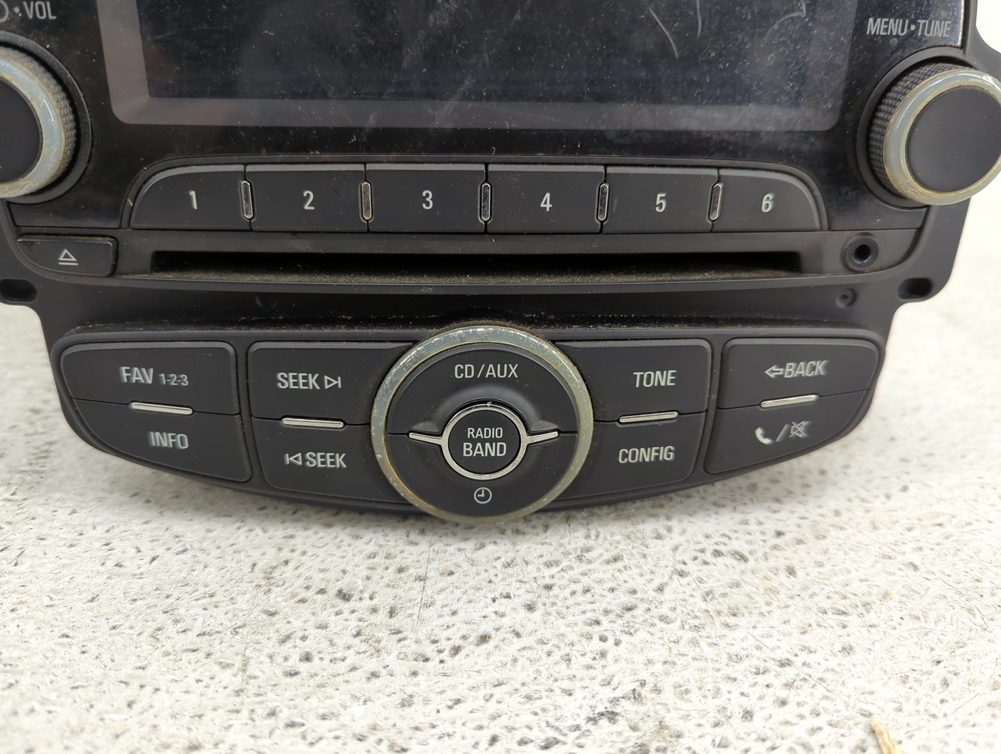 2013 Chevrolet Sonic Radio AM FM Cd Player Receiver Replacement P/N:95242290 20902290, AGC-1056AT Fits OEM Used Auto Parts -