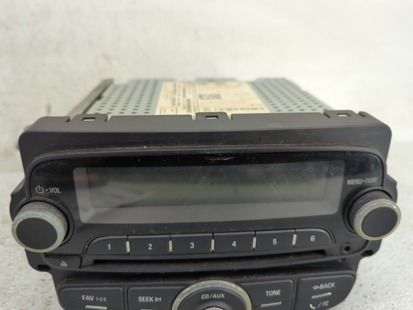 2013 Chevrolet Sonic Radio AM FM Cd Player Receiver Replacement P/N:95242290 20902290, AGC-1056AT Fits OEM Used Auto Parts -