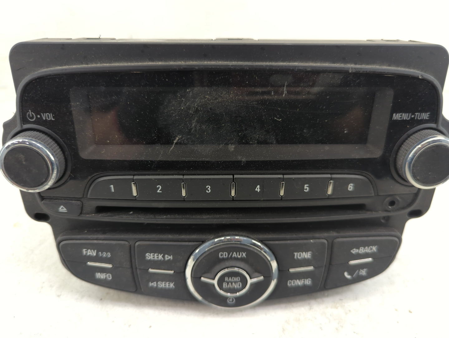 2013 Chevrolet Sonic Radio AM FM Cd Player Receiver Replacement P/N:95315734 Fits OEM Used Auto Parts - Oemusedautoparts1.co