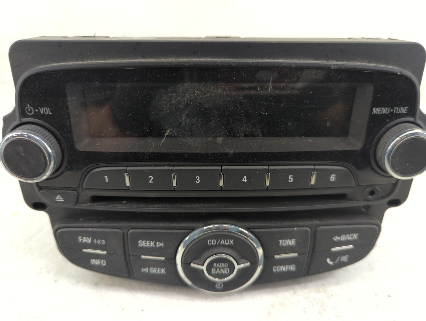 2013 Chevrolet Sonic Radio AM FM Cd Player Receiver Replacement P/N:95315734 Fits OEM Used Auto Parts - Oemusedautoparts1.co
