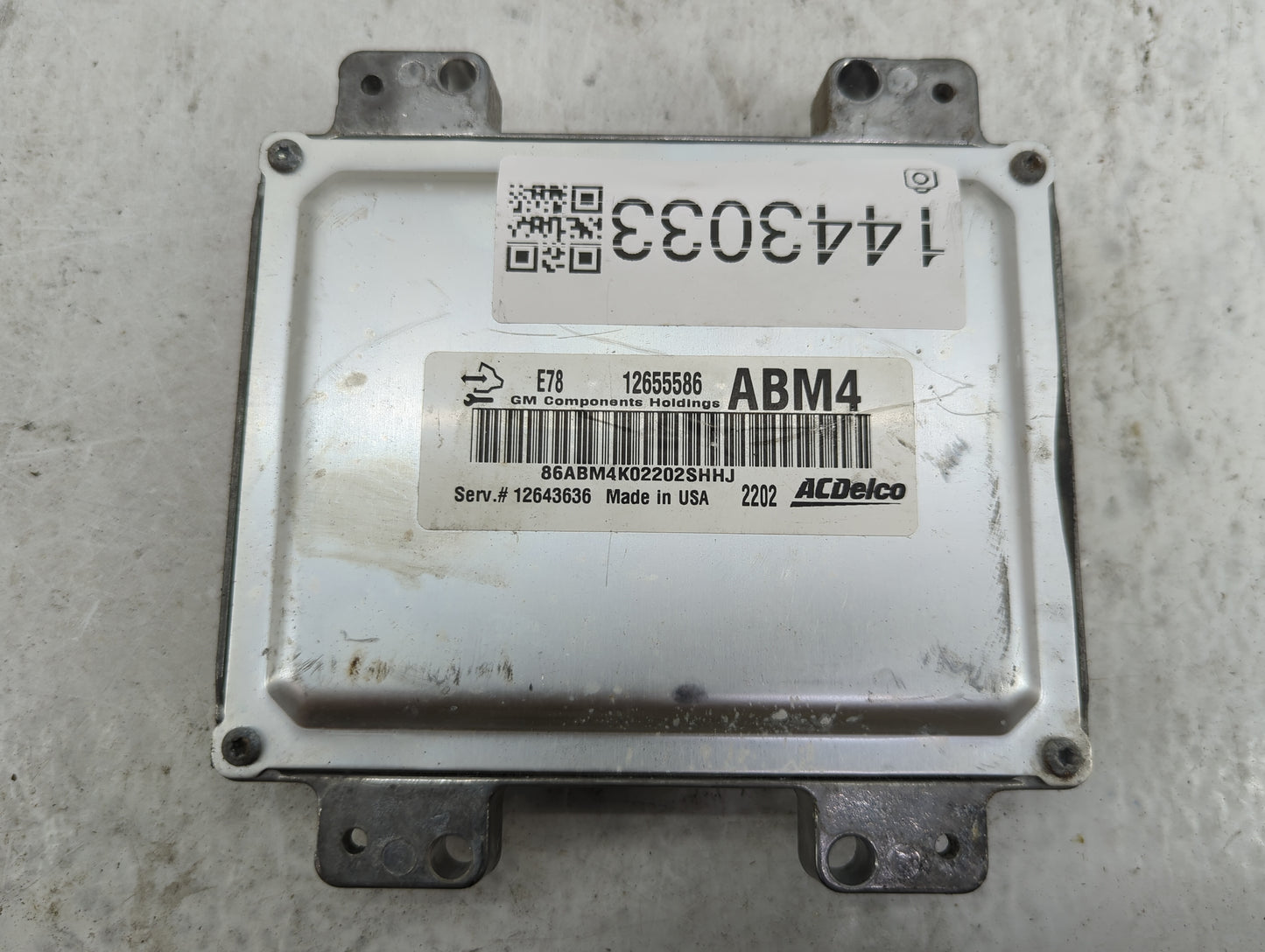 2012-2016 Chevrolet Sonic PCM Engine Control Computer ECU ECM PCU OEM P/N:12655586 12643636 Fits OEM Used Auto Parts - Oemus