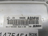2012-2016 Chevrolet Sonic PCM Engine Control Computer ECU ECM PCU OEM P/N:12655499 12643636 Fits OEM Used Auto Parts - Oemus