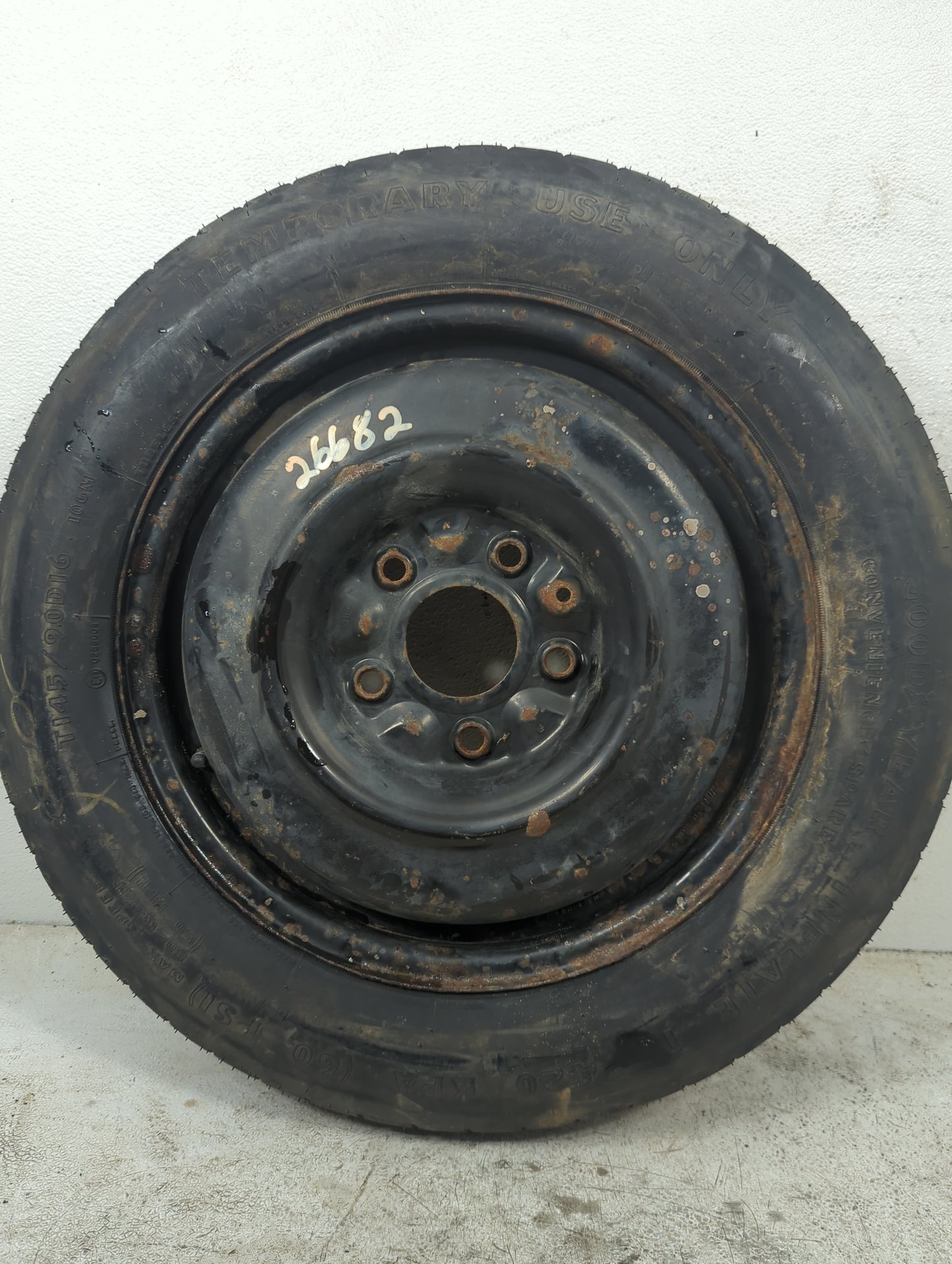 2012-2020 Chevrolet Sonic Spare Donut Tire Wheel Rim Oem 5036553 - Oemusedautoparts1.com