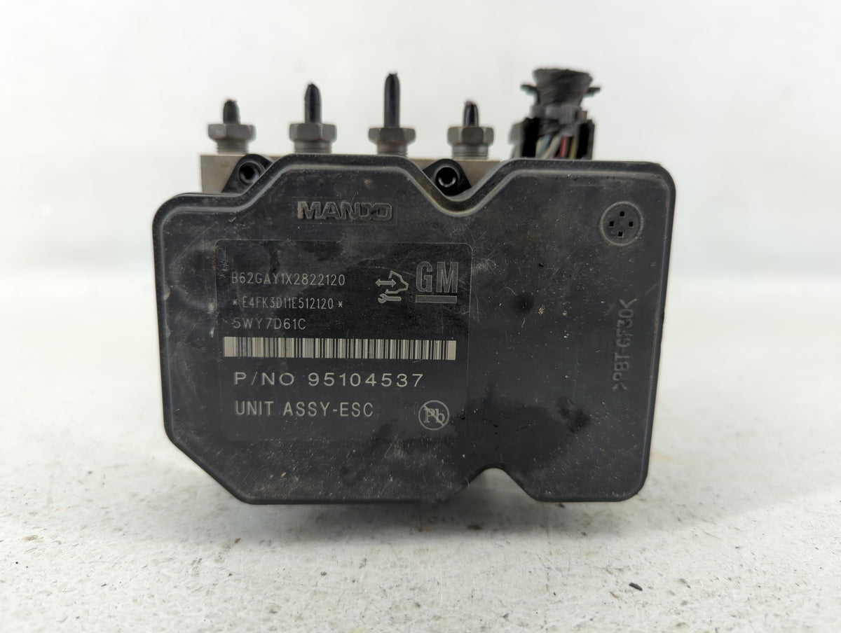2012-2013 Chevrolet Sonic Anti-Lock Brake ABS Pump Module Actuator OEM P/N:95104537 Fits Fits 2012 2013 OEM Used Auto Parts 