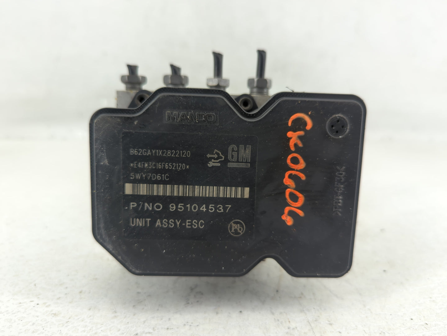 2012-2013 Chevrolet Sonic ABS Pump Control Module Replacement P/N:95104537 Fits Fits 2012 2013 OEM Used Auto Parts - Oemused