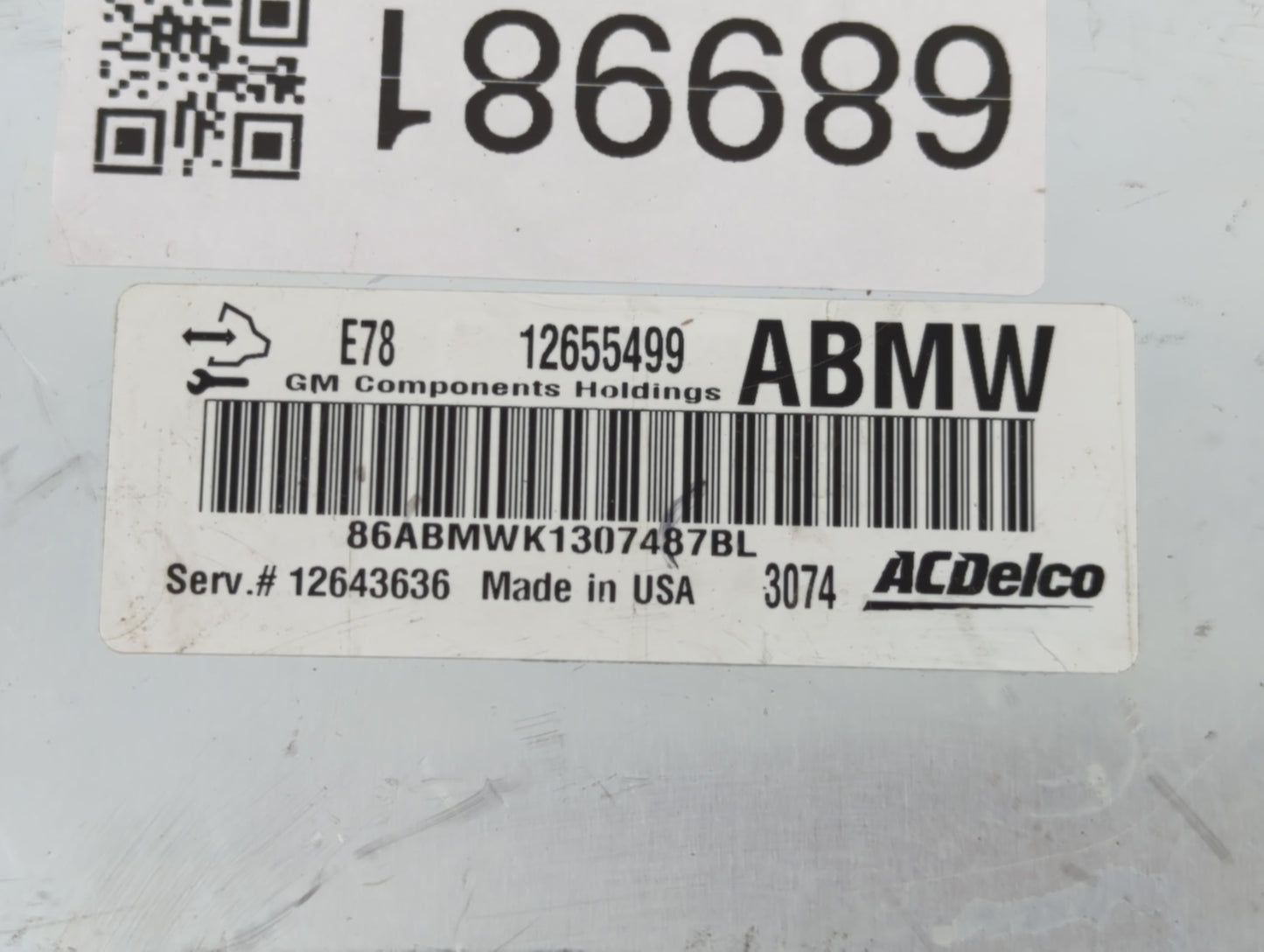 2012-2016 Chevrolet Sonic PCM Engine Control Computer ECU ECM PCU OEM P/N:12655499 12643636 Fits OEM Used Auto Parts - Oemus