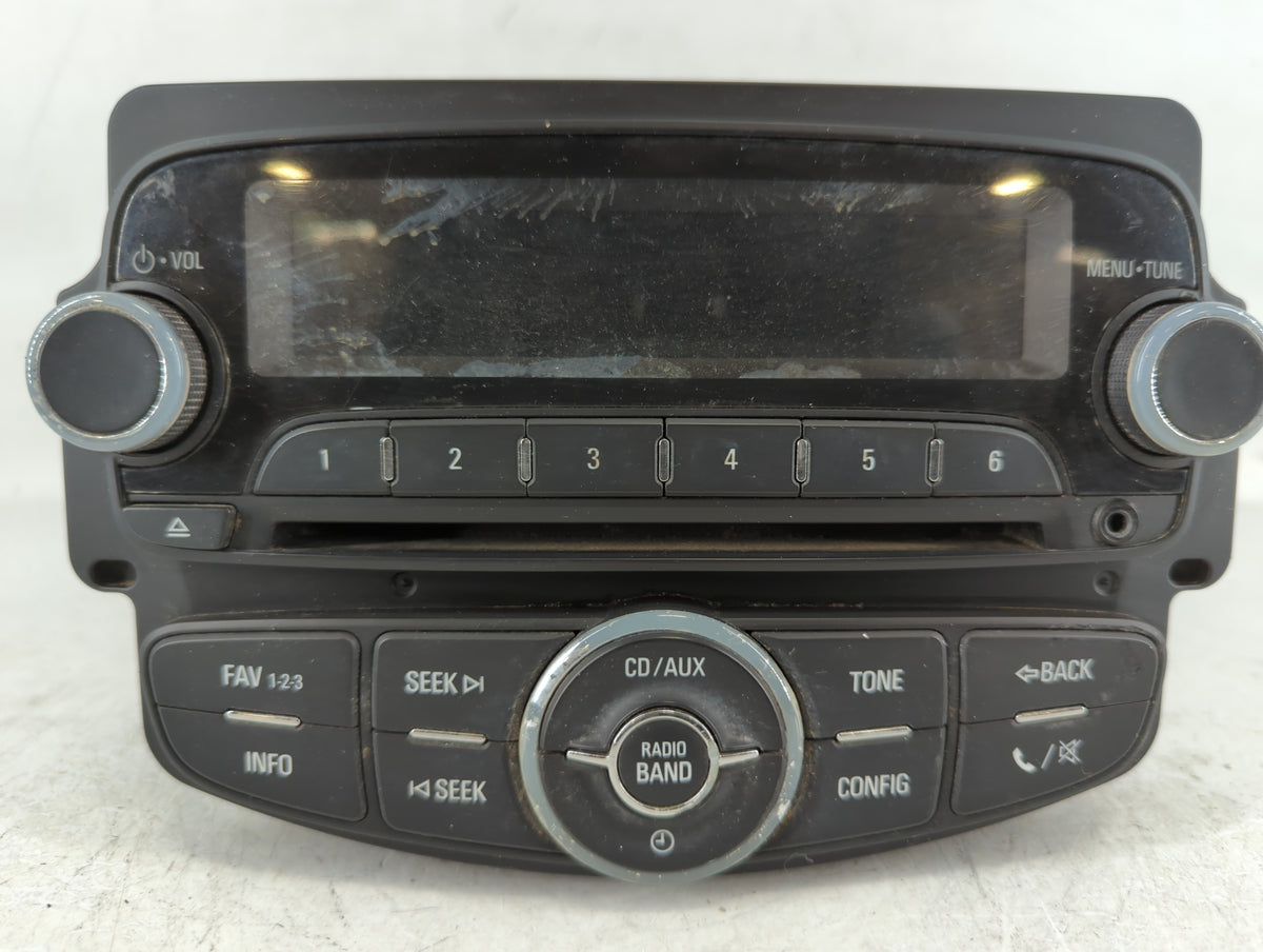 2013-2013 Chevrolet Sonic Am Fm Cd Player Radio Receiver 738355 - Oemusedautoparts1.com