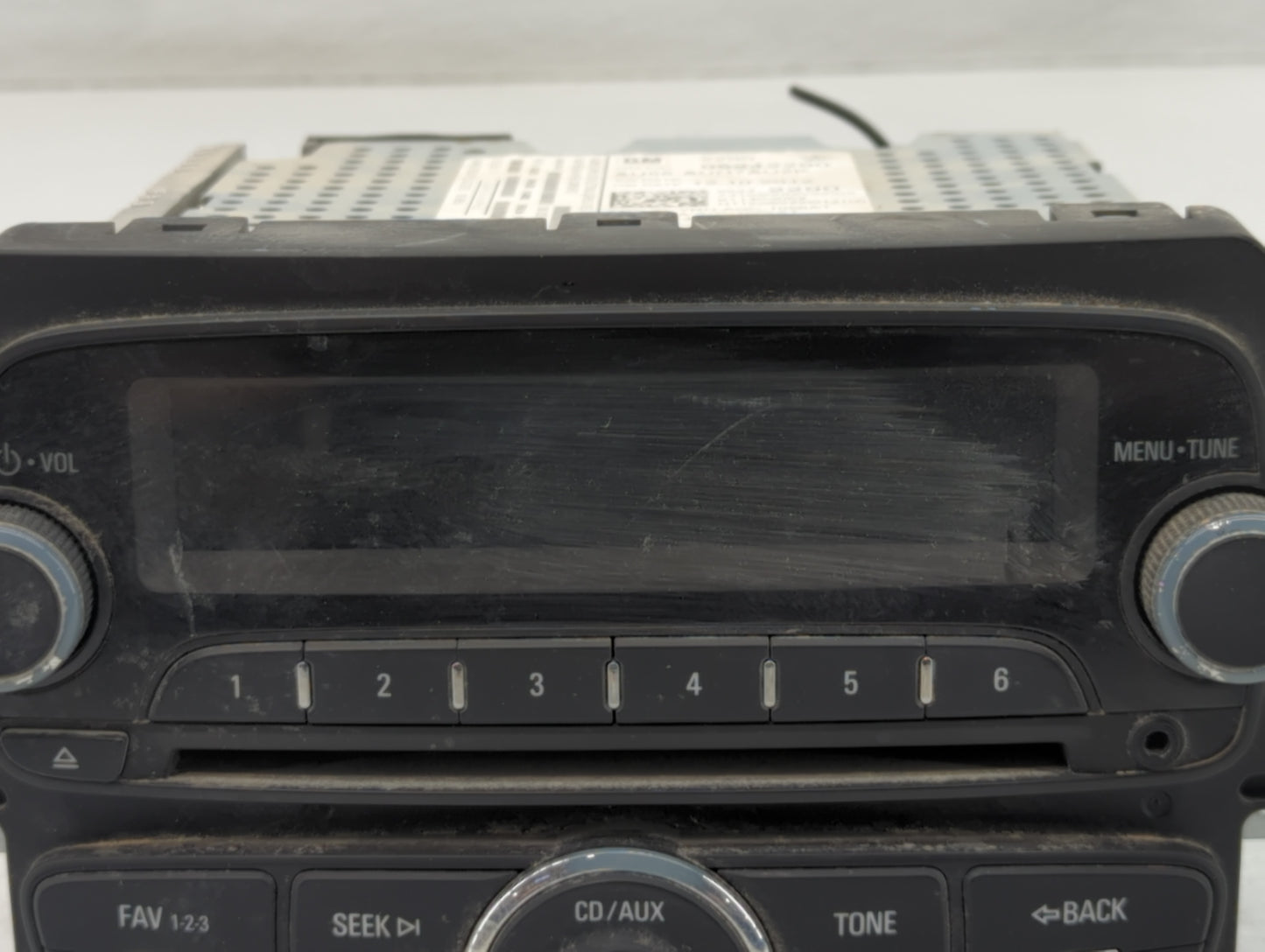 2013 Chevrolet Sonic Radio AM FM Cd Player Receiver Replacement P/N:95242290 Fits OEM Used Auto Parts - Oemusedautoparts1.co