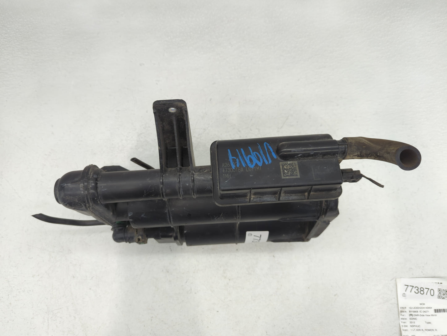 2013 Chevrolet Sonic Fuel Vapor Charcoal Canister - Oemusedautoparts1.com