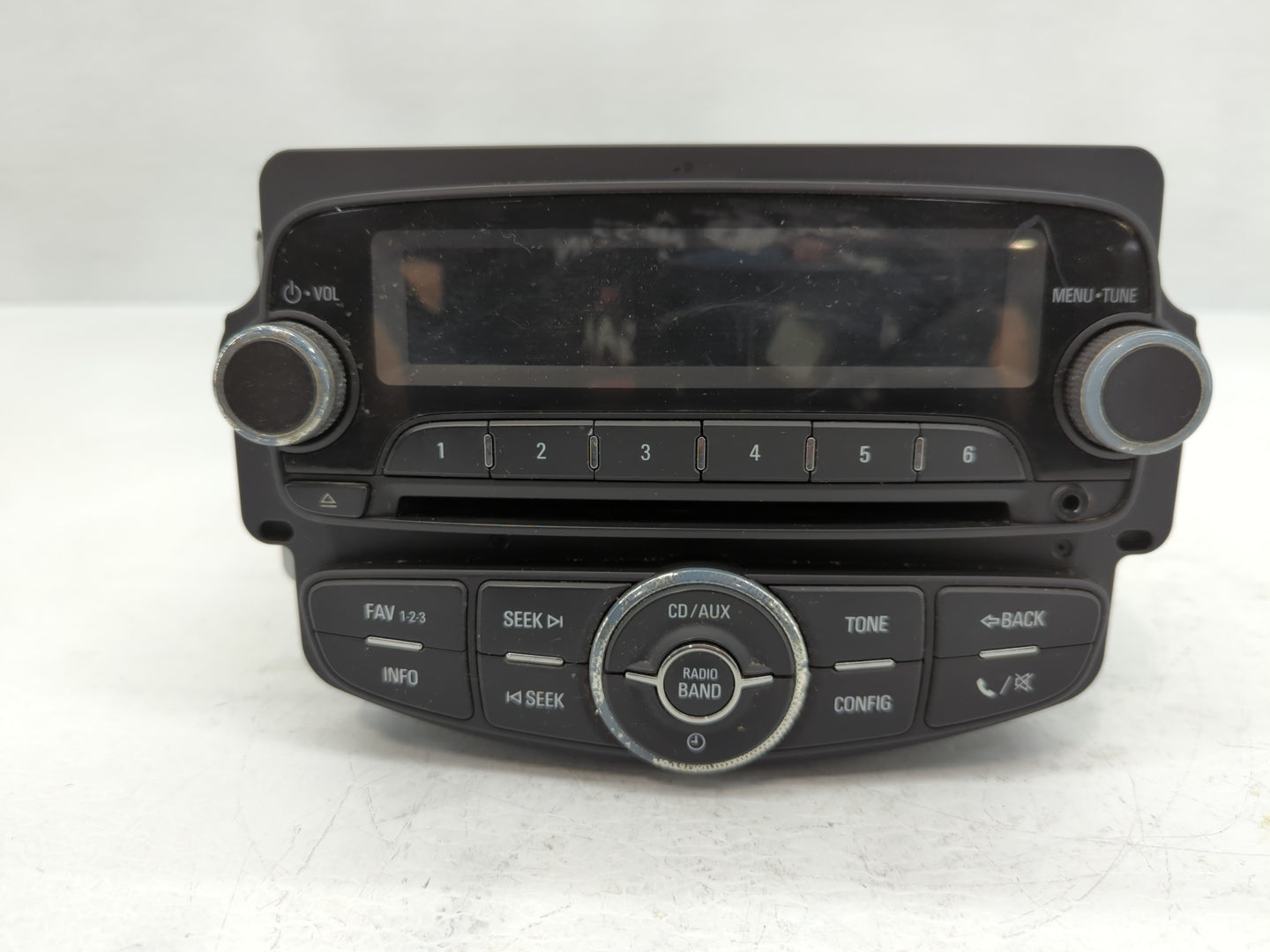 2013 Chevrolet Sonic Radio AM FM Cd Player Receiver Replacement P/N:95242290 Fits OEM Used Auto Parts - Oemusedautoparts1.co