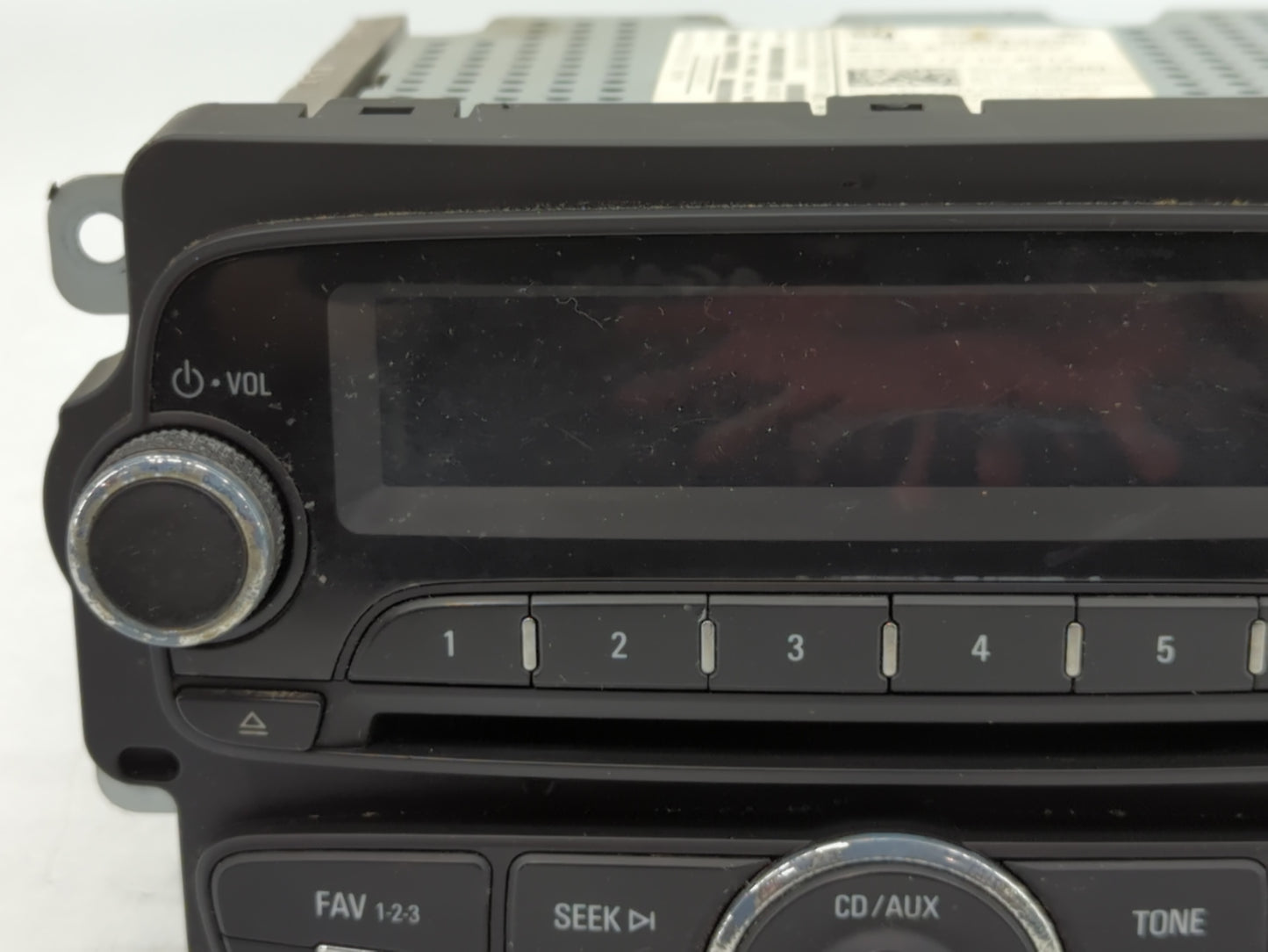 2013 Chevrolet Sonic Radio AM FM Cd Player Receiver Replacement P/N:95242290 Fits OEM Used Auto Parts - Oemusedautoparts1.co