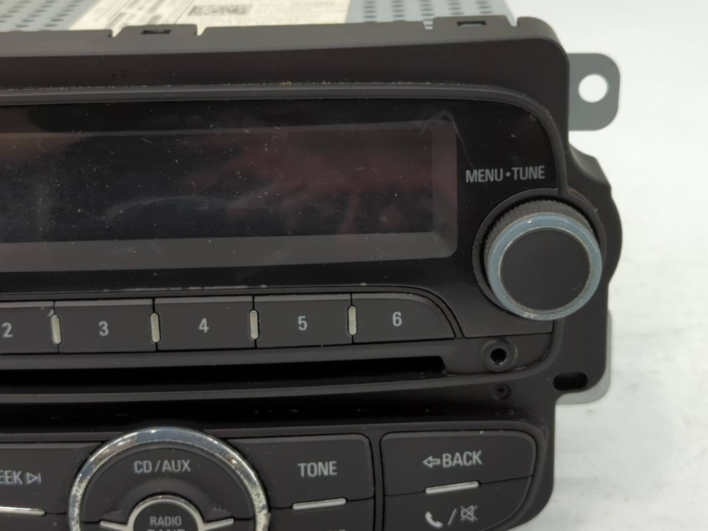 2013 Chevrolet Sonic Radio AM FM Cd Player Receiver Replacement P/N:95242290 Fits OEM Used Auto Parts - Oemusedautoparts1.co