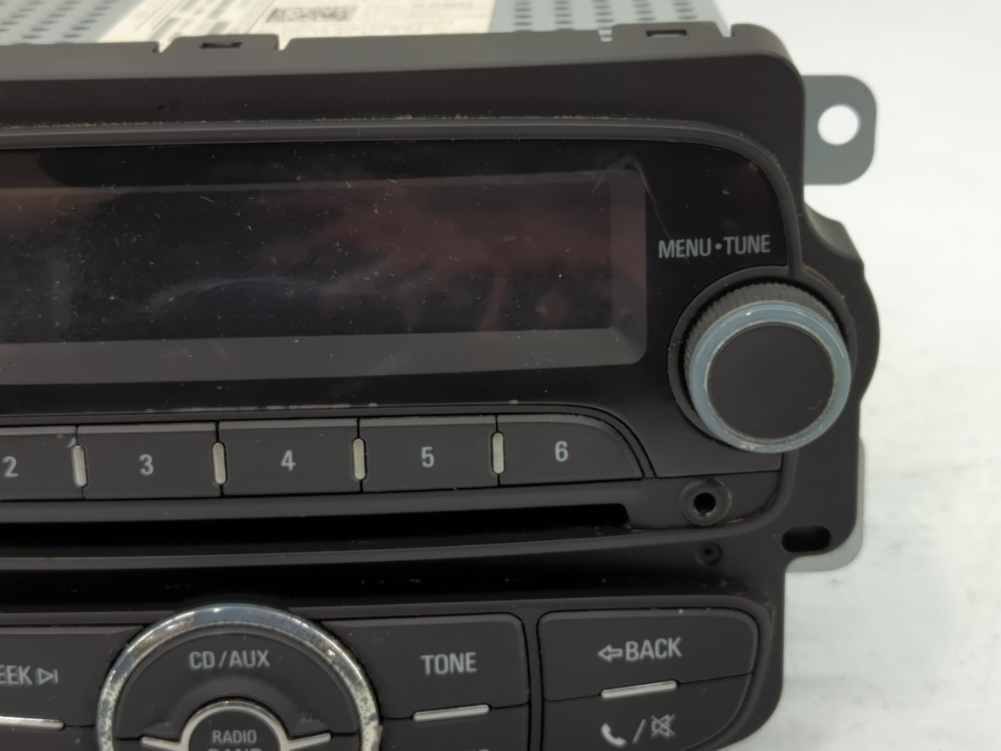 2013 Chevrolet Sonic Radio AM FM Cd Player Receiver Replacement P/N:95242290 Fits OEM Used Auto Parts - Oemusedautoparts1.co