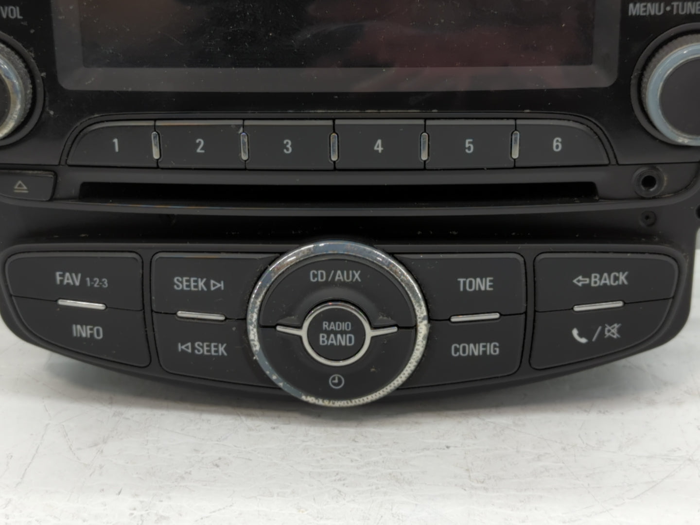 2013 Chevrolet Sonic Radio AM FM Cd Player Receiver Replacement P/N:95242290 Fits OEM Used Auto Parts - Oemusedautoparts1.co