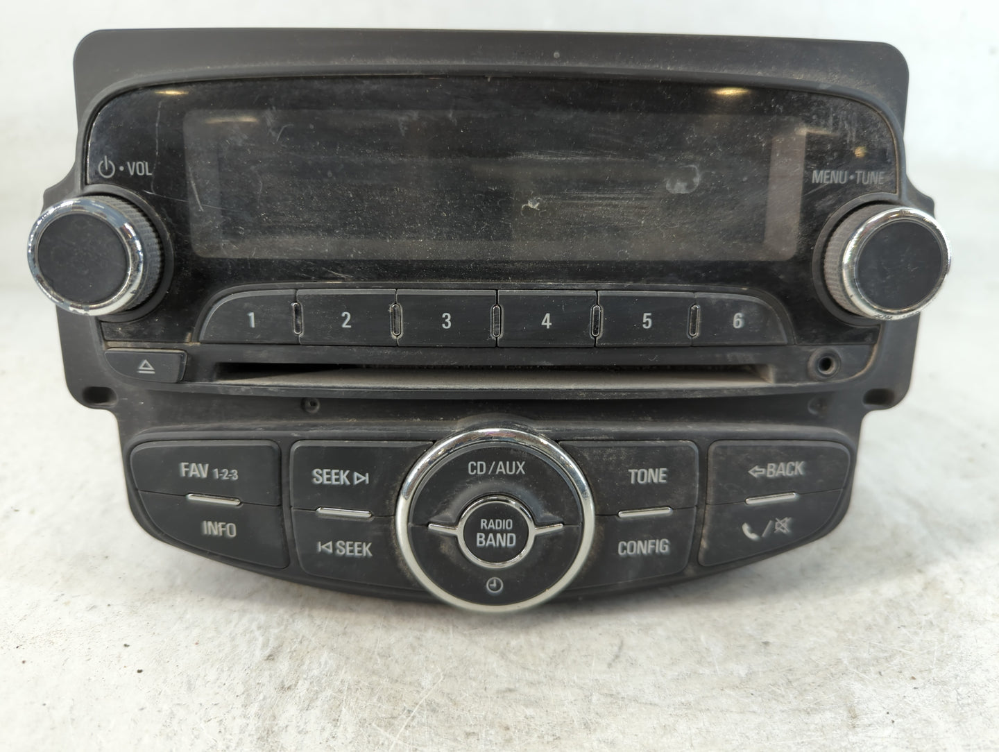 2013 Chevrolet Sonic Radio AM FM Cd Player Receiver Replacement P/N:95242290 Fits OEM Used Auto Parts - Oemusedautoparts1.co