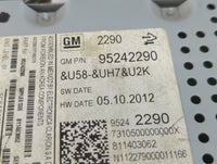 2013 Chevrolet Sonic Radio AM FM Cd Player Receiver Replacement P/N:95242290 Fits OEM Used Auto Parts - Oemusedautoparts1.co