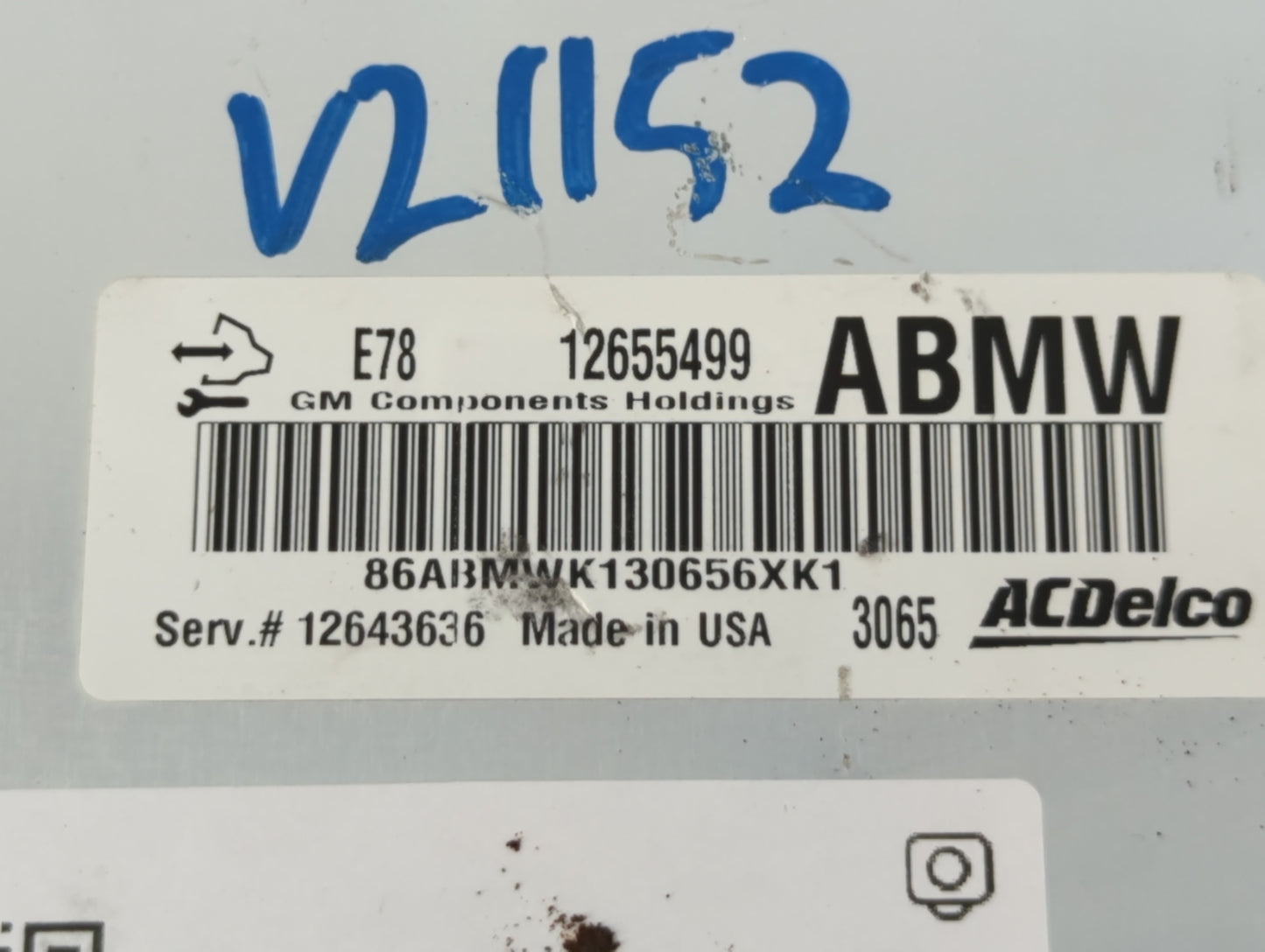 2012-2016 Chevrolet Sonic PCM Engine Control Computer ECU ECM PCU OEM P/N:12655499 12643636 Fits OEM Used Auto Parts - Oemus