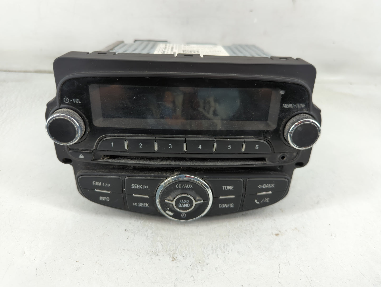 2013 Chevrolet Sonic Radio AM FM Cd Player Receiver Replacement P/N:95242290 Fits OEM Used Auto Parts - Oemusedautoparts1.co