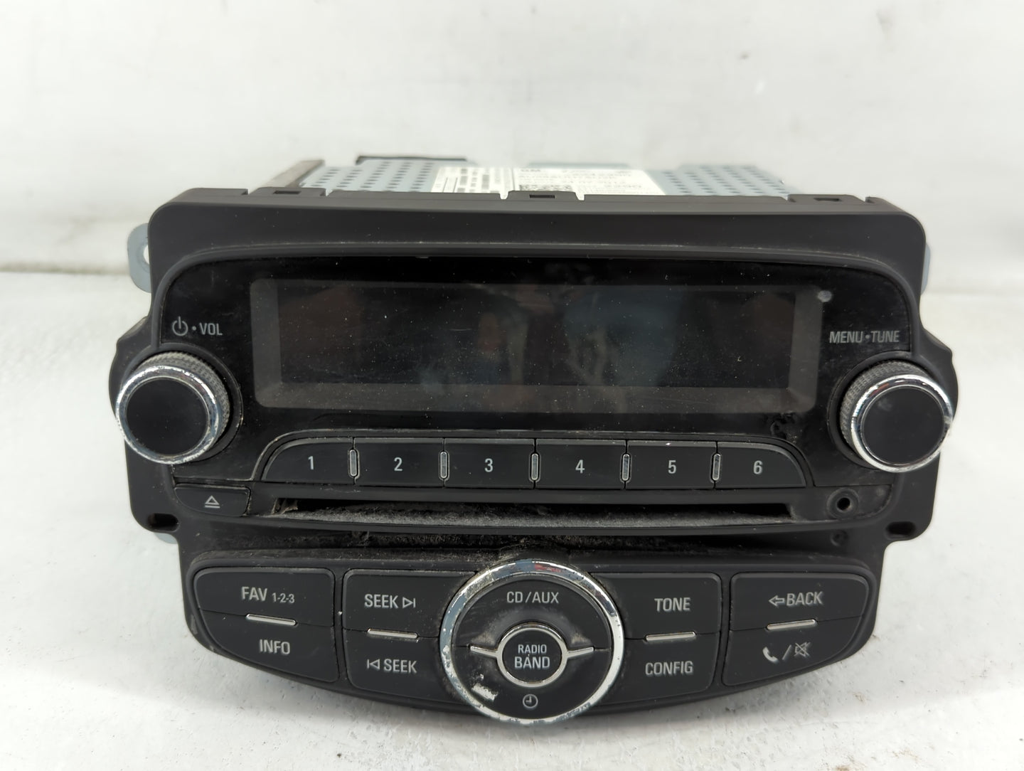 2013 Chevrolet Sonic Radio AM FM Cd Player Receiver Replacement P/N:95242290 Fits OEM Used Auto Parts - Oemusedautoparts1.co