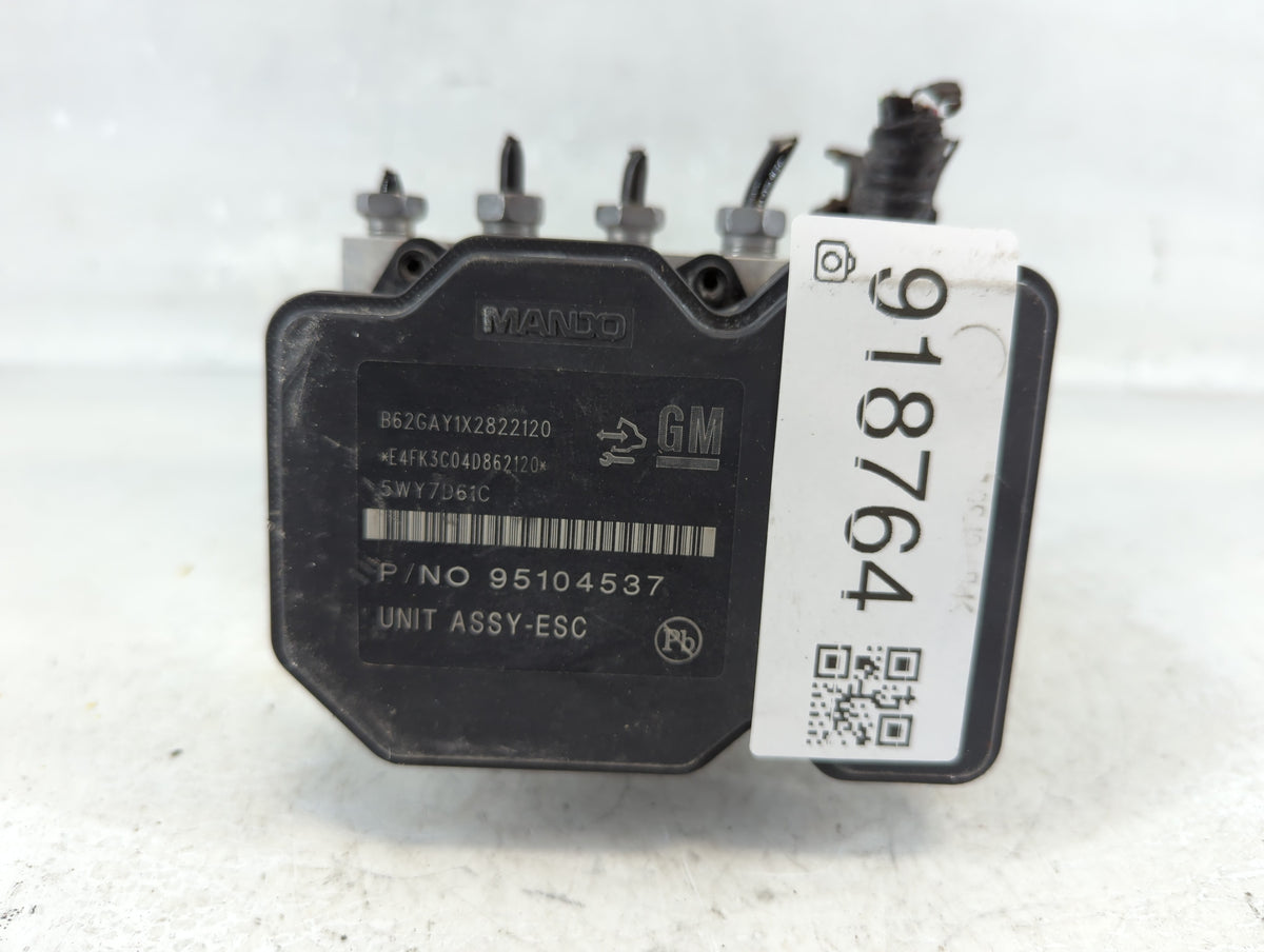 2012-2013 Chevrolet Sonic Anti-Lock Brake ABS Pump Module Actuator OEM P/N:95104537 Fits Fits 2012 2013 OEM Used Auto Parts 