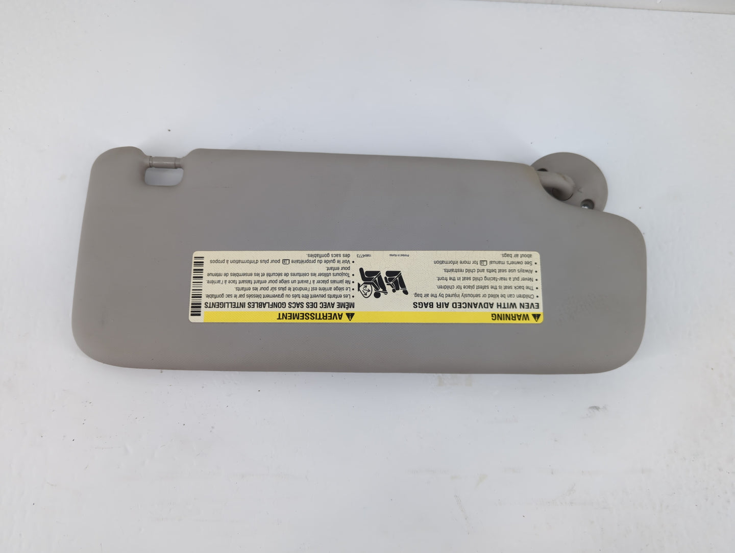 2013 Chevrolet Spark Sun Visor Shade Replacement Driver Left Mirror Fits OEM Used Auto Parts - Oemusedautoparts1.com