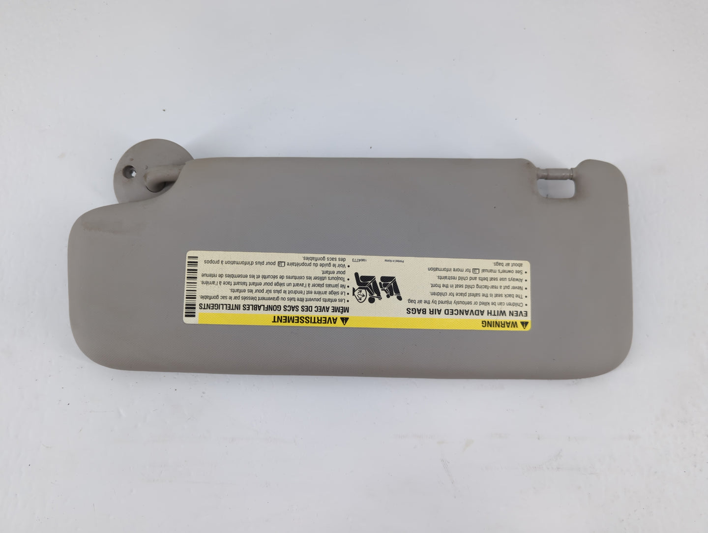 2013-2016 Chevrolet Spark Sun Visor Shade Replacement Passenger Right Mirror Fits Fits 2013 2014 2015 2016 OEM Used Auto Par