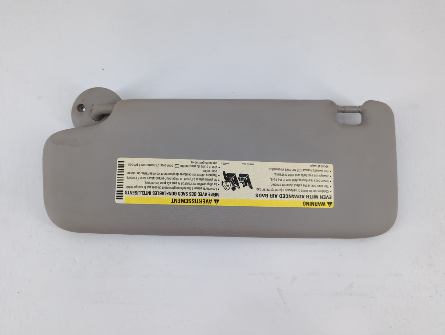 2013-2016 Chevrolet Spark Sun Visor Shade Replacement Passenger Right Mirror Fits Fits 2013 2014 2015 2016 OEM Used Auto Par