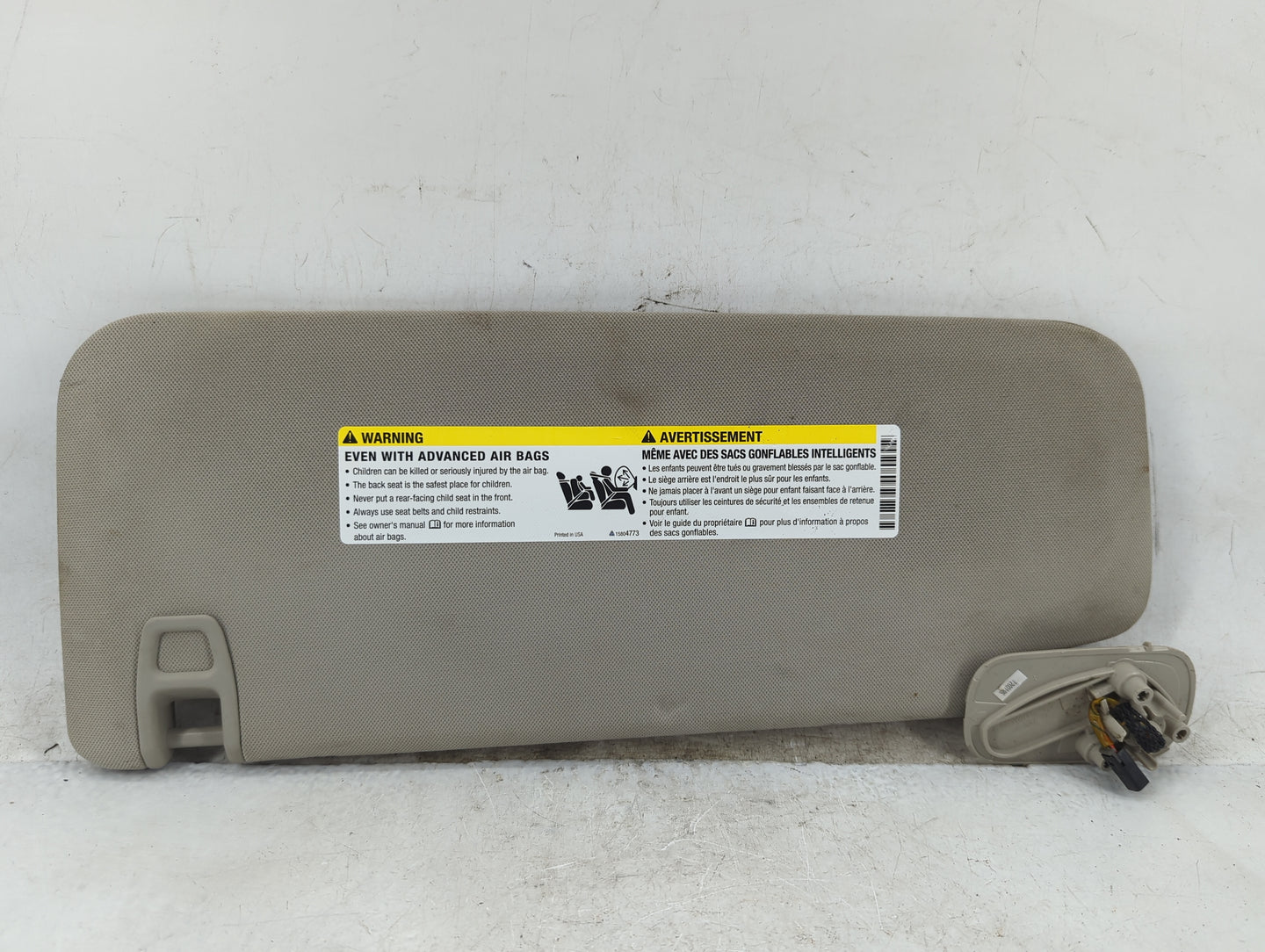 2007-2014 Chevrolet Suburban Sun Visor Shade Replacement Passenger Right Mirror Fits Fits 2007 2008 2009 2010 2011 2012 2013