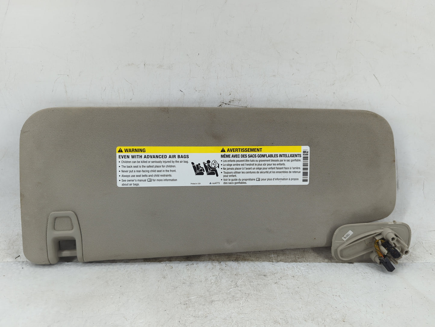 2007-2014 Chevrolet Suburban Sun Visor Shade Replacement Passenger Right Mirror Fits Fits 2007 2008 2009 2010 2011 2012 2013