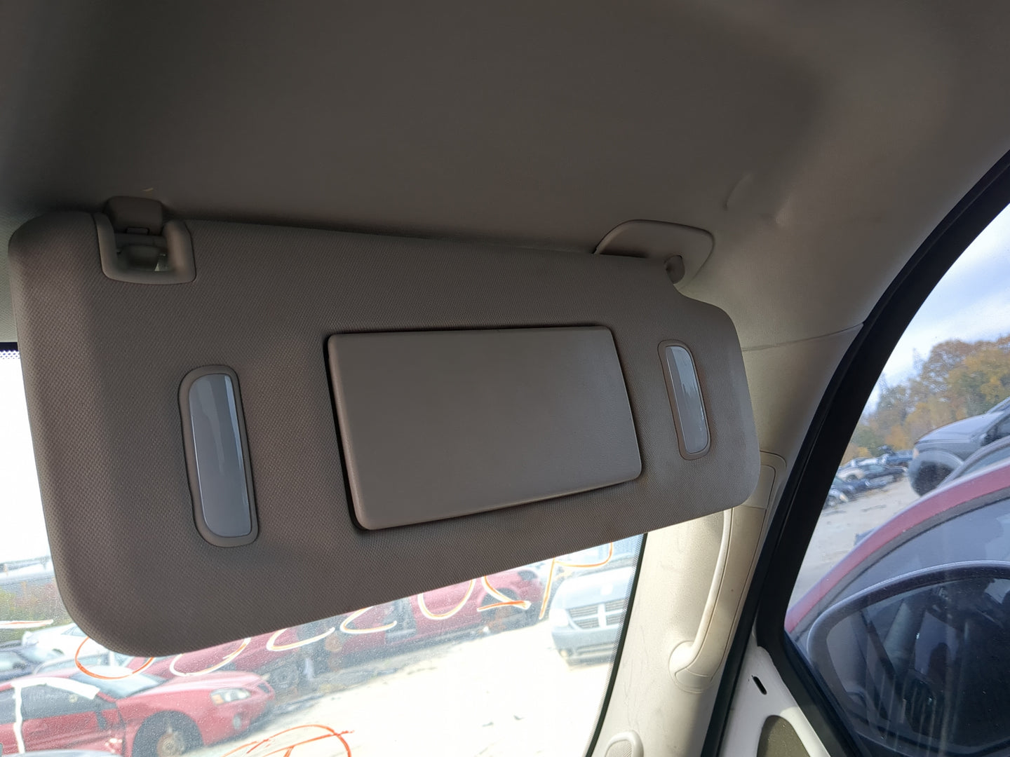 2007-2014 Chevrolet Suburban Sun Visor Shade Replacement Passenger Right Mirror Fits Fits 2007 2008 2009 2010 2011 2012 2013