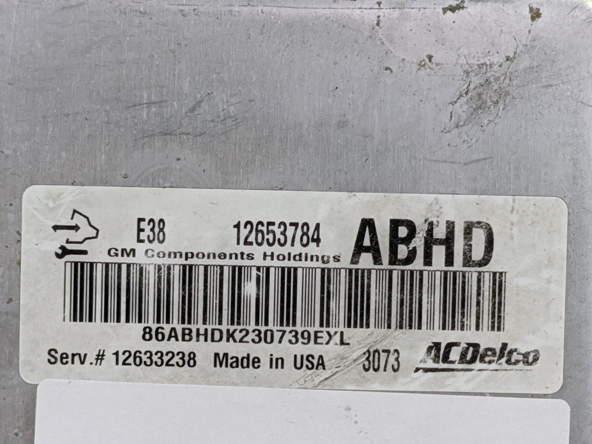 2010-2014 Chevrolet Suburban 1500 PCM Engine Control Computer ECU ECM PCU OEM P/N:12653784 12633238 OEM Used Auto Parts - Oe