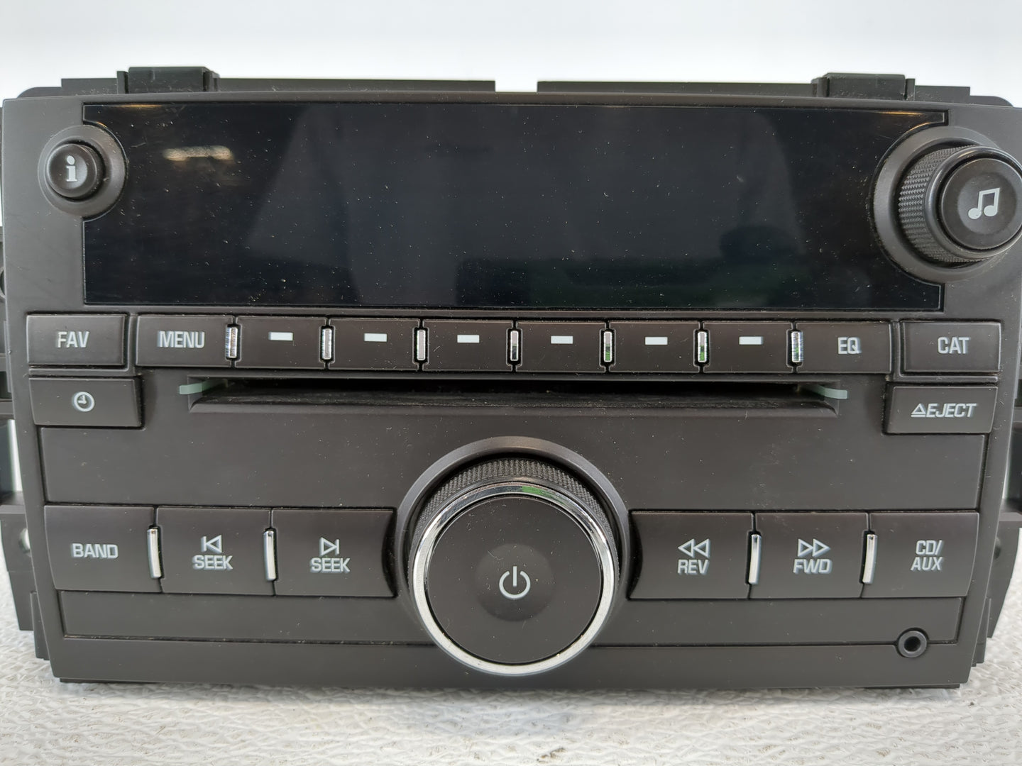 2007-2014 Chevrolet Tahoe Radio AM FM Cd Player Receiver Replacement P/N:20934592 Fits OEM Used Auto Parts - Oemusedautopart