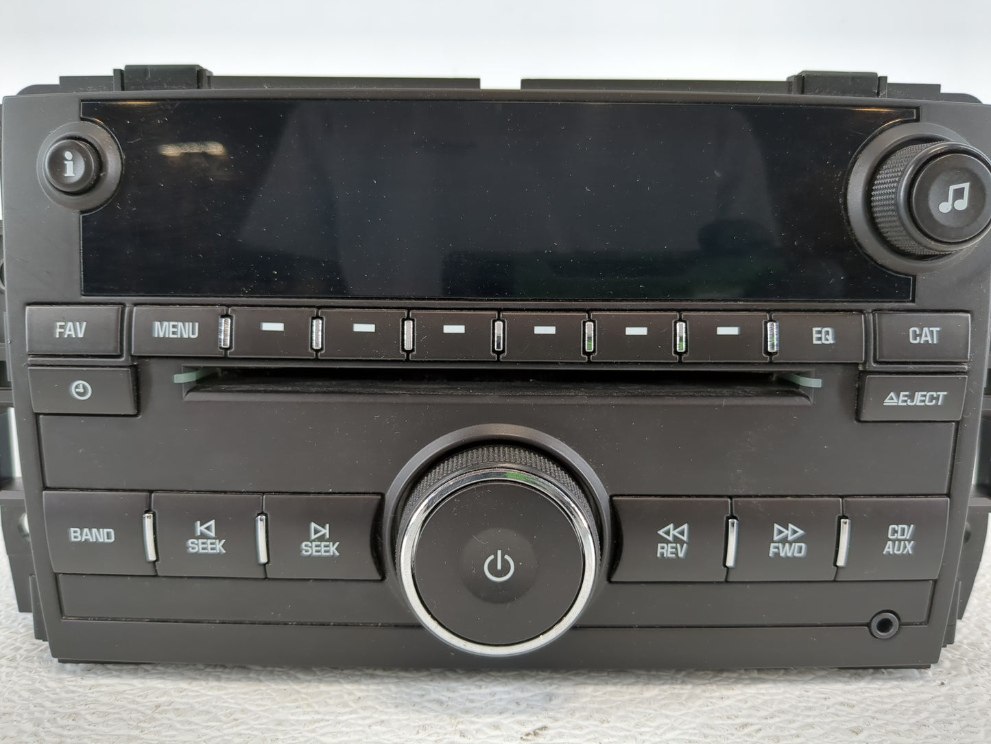2007-2014 Chevrolet Tahoe Radio AM FM Cd Player Receiver Replacement P/N:20934592 Fits OEM Used Auto Parts - Oemusedautopart