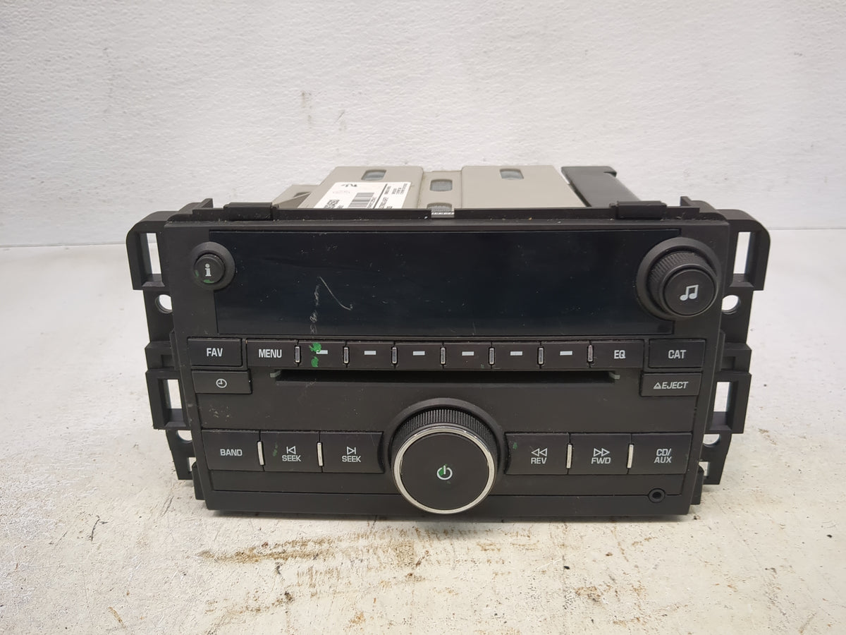2010-2014 Chevrolet Tahoe Radio AM FM Cd Player Receiver Replacement OEM Used Auto Parts - Oemusedautoparts1.com
