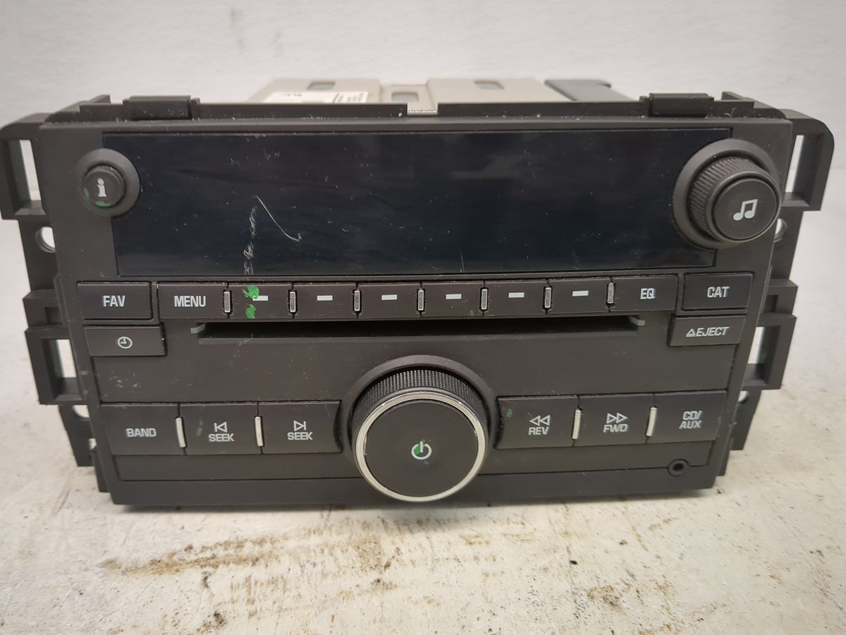 2010-2014 Chevrolet Tahoe Radio AM FM Cd Player Receiver Replacement OEM Used Auto Parts - Oemusedautoparts1.com