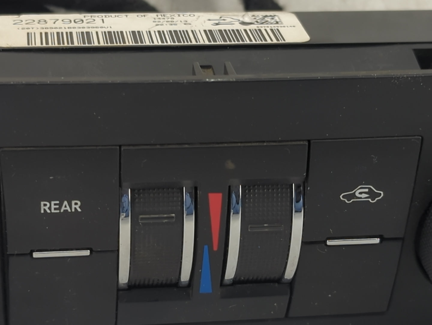 2012-2014 Chevrolet Tahoe Climate Control Module Temperature AC/Heater Replacement P/N:22879021 Fits Fits 2012 2013 2014 OEM