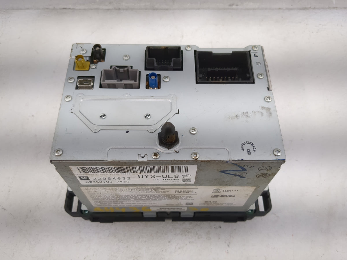 2012-2014 Chevrolet Tahoe Radio AM FM Cd Player Receiver Replacement P/N:22954632 DW468100-7430 Fits Fits 2012 2013 2014 OEM