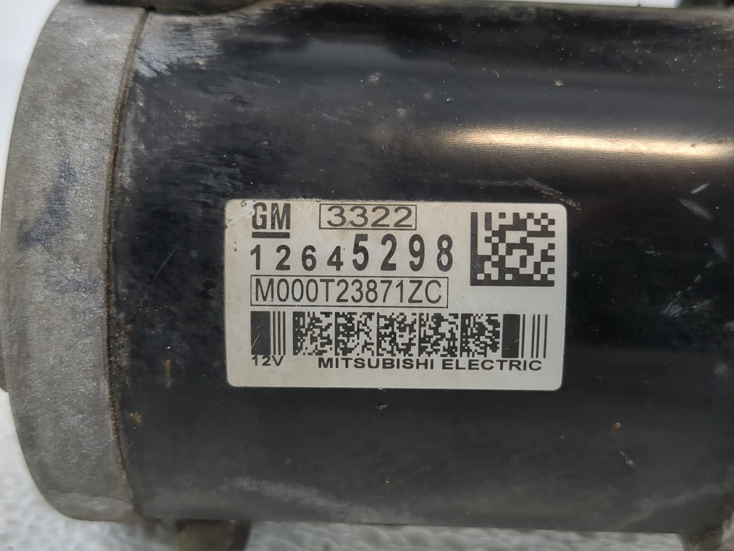 2013 Chevrolet Traverse Car Starter Motor Solenoid OEM P/N:12645298 M000T23871ZC Fits OEM Used Auto Parts - Oemusedautoparts