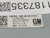2013 Chevrolet Traverse Climate Control Module Temperature AC/Heater Replacement P/N:23120465 Fits Fits 2011 2012 OEM Used A