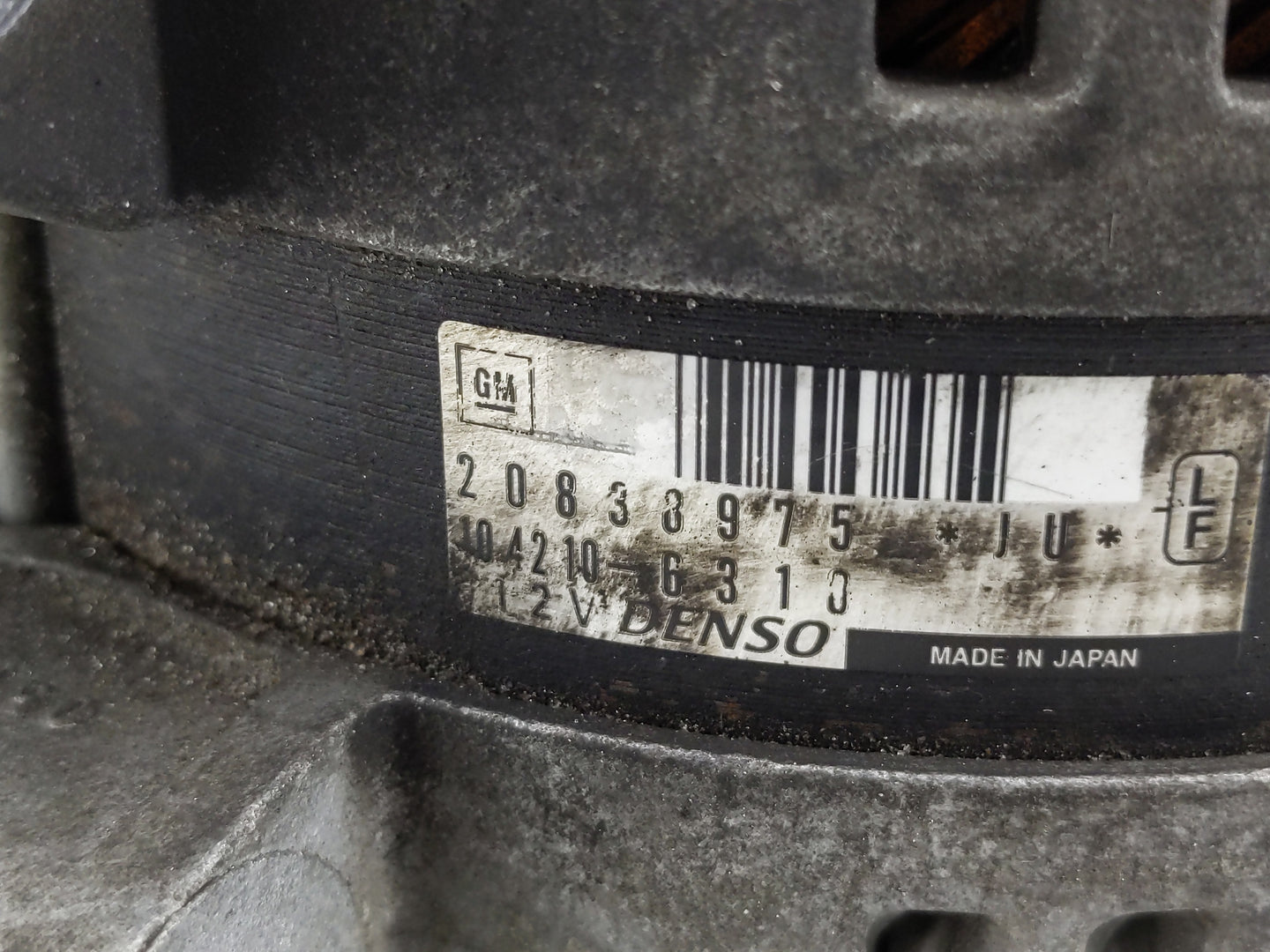 2013 Chevrolet Traverse Alternator Replacement Generator Charging Assembly Engine OEM P/N:20838975 Fits OEM Used Auto Parts 