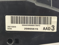 2013 Chevrolet Traverse Instrument Cluster Speedometer Gauges P/N:20865615 Fits OEM Used Auto Parts - Oemusedautoparts1.com