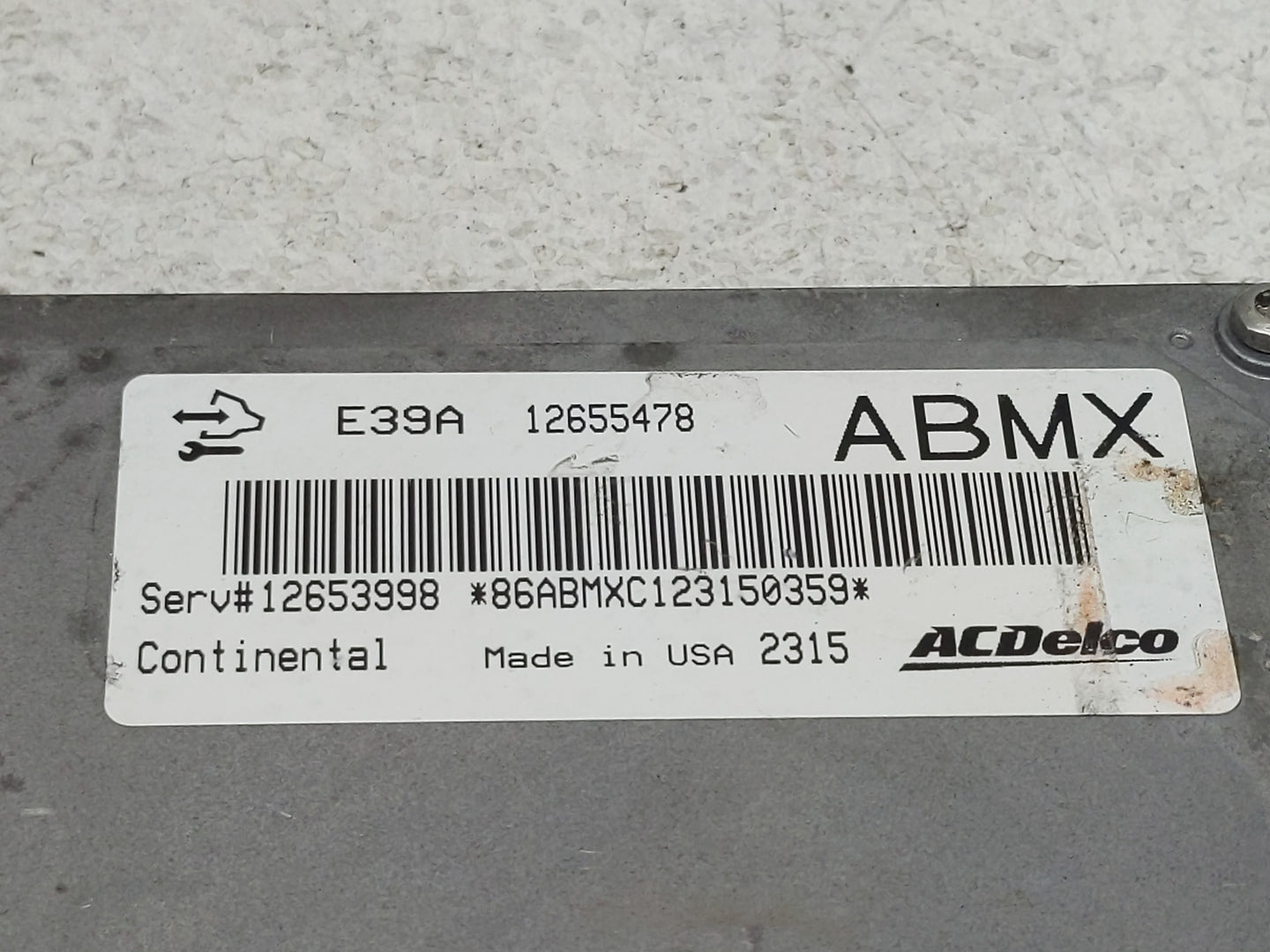 2013-2016 Chevrolet Traverse PCM Engine Control Computer ECU ECM PCU OEM P/N:12655478 Fits Fits 2013 2014 2015 2016 OEM Used