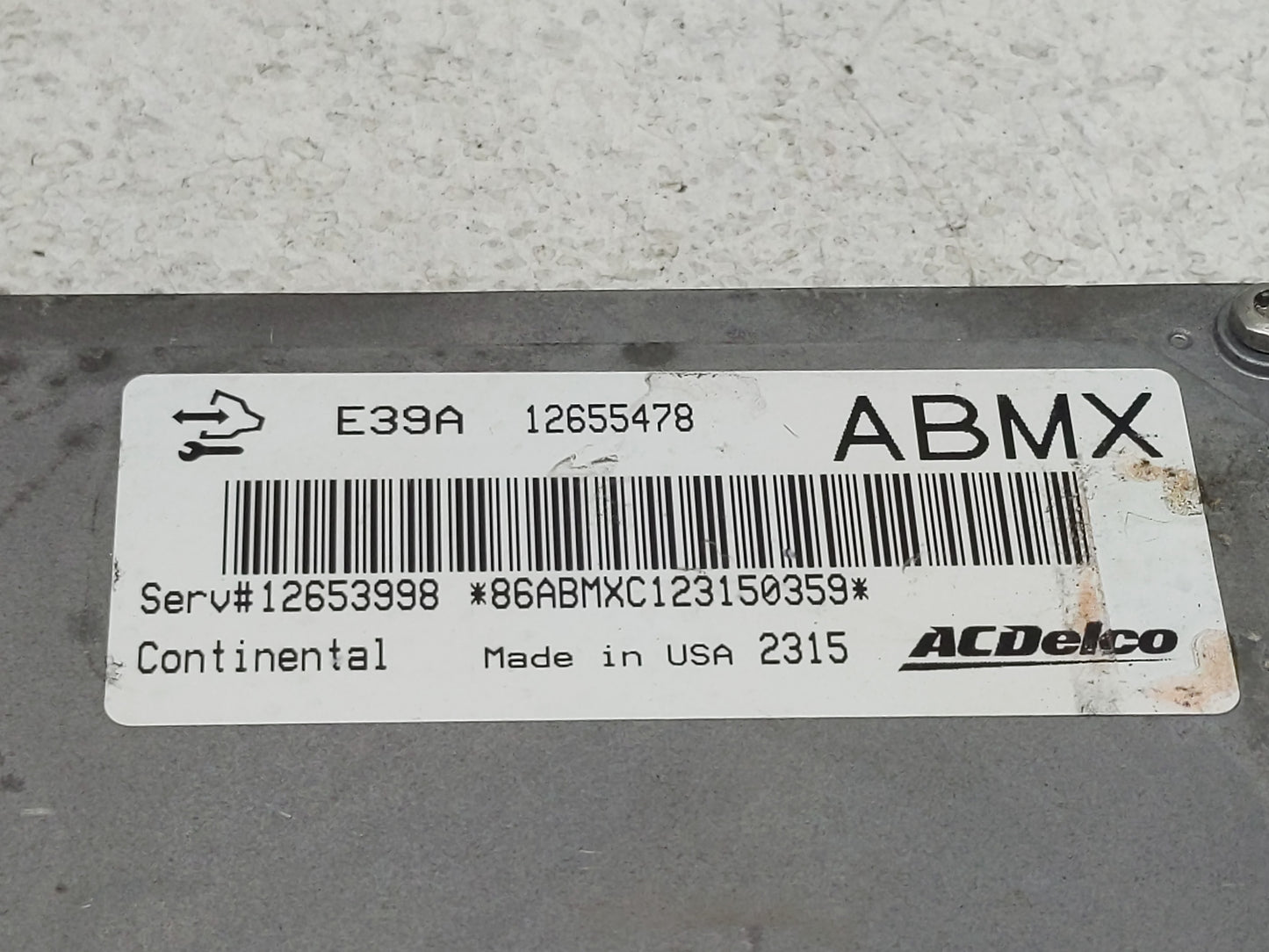 2013-2016 Chevrolet Traverse PCM Engine Control Computer ECU ECM PCU OEM P/N:12655478 Fits Fits 2013 2014 2015 2016 OEM Used