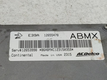 2013-2016 Chevrolet Traverse PCM Engine Control Computer ECU ECM PCU OEM P/N:12655478 Fits Fits 2013 2014 2015 2016 OEM Used Auto Parts