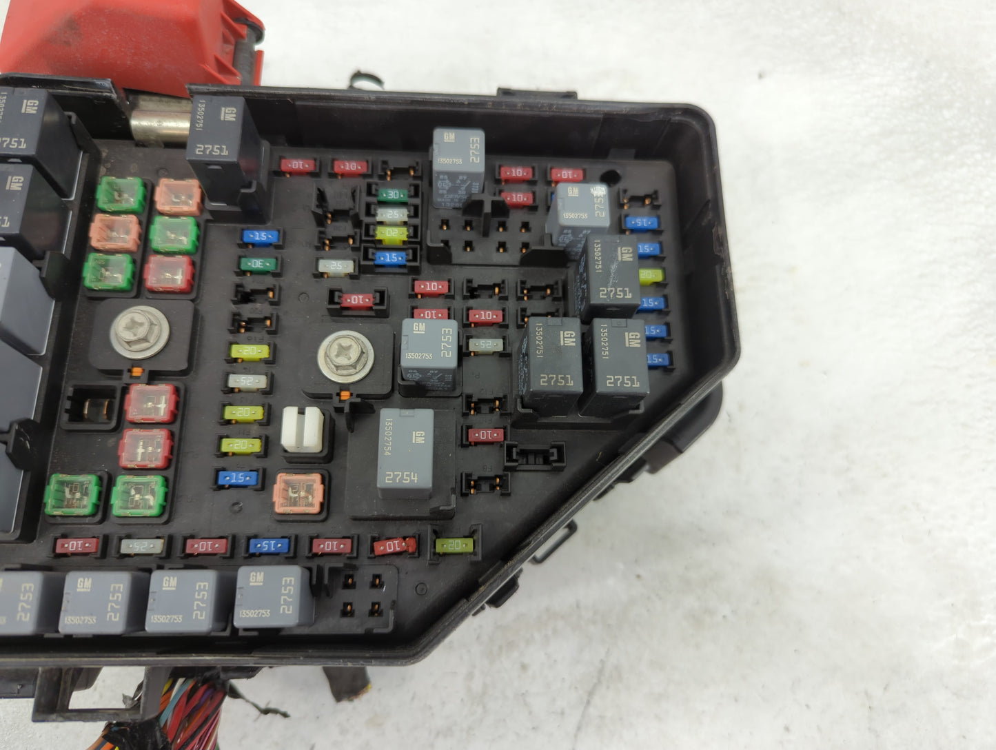 2013-2014 Chevrolet Traverse Fusebox Fuse Box Panel Relay Module P/N:7140-1941-30 22933346 Fits Fits 2013 2014 OEM Used Auto